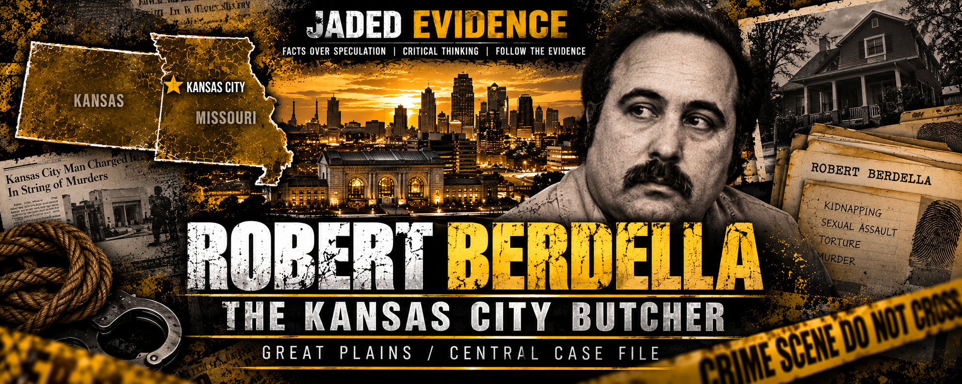 Jaded Evidence Maury Travis St. Louis Serial Murders header image.
