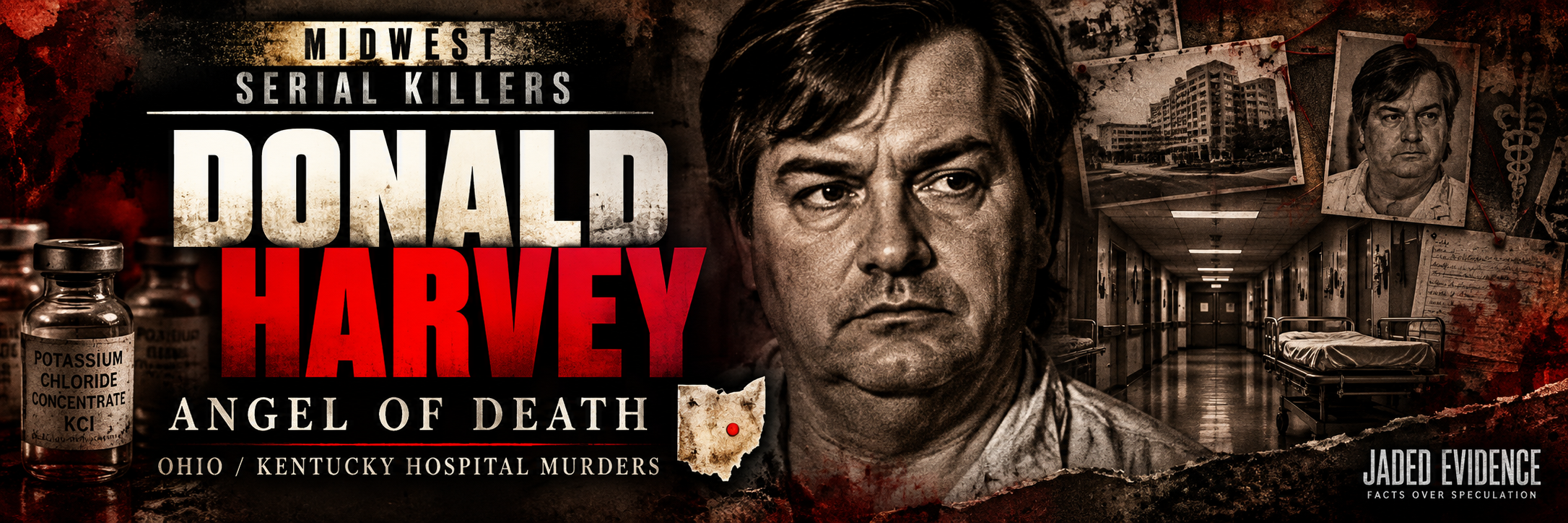 Donald Harvey Angel of Death wide header for Jaded Evidence.