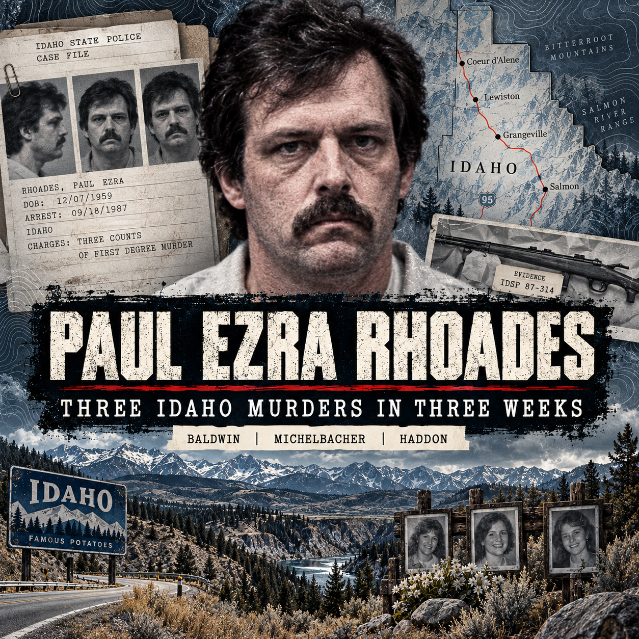 Exhibit J: Paul Ezra Rhoades — Three Idaho Murders in Three Weeks