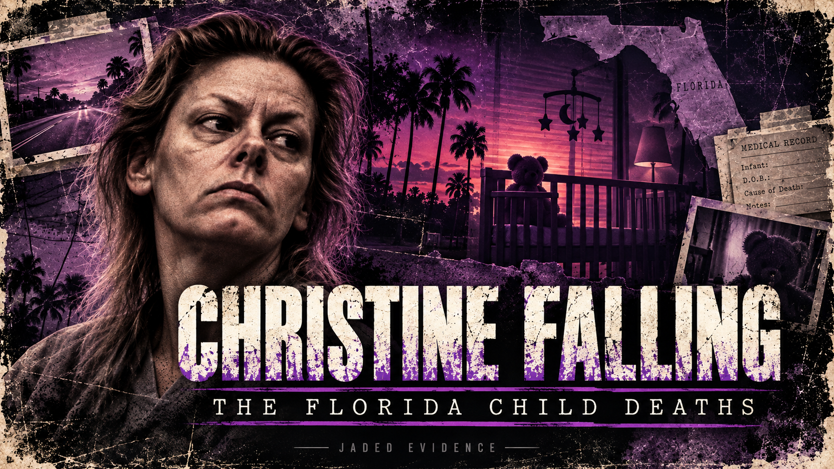 Jaded Evidence Christine Falling South / Southeast case header.
