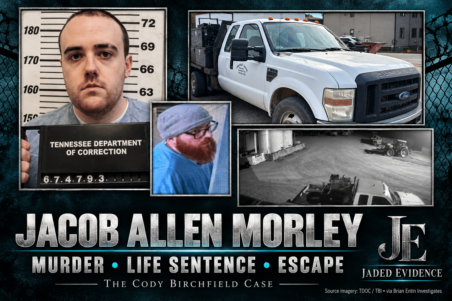 Jacob Allen Morley: Cody Birchfield’s Murder, Life Sentence, Tennessee Prison Escape & Manhunt